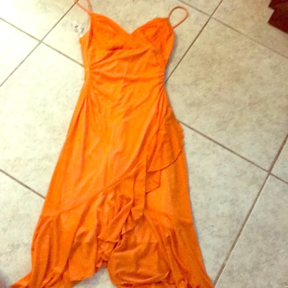 Dress orange Jodi kristopher